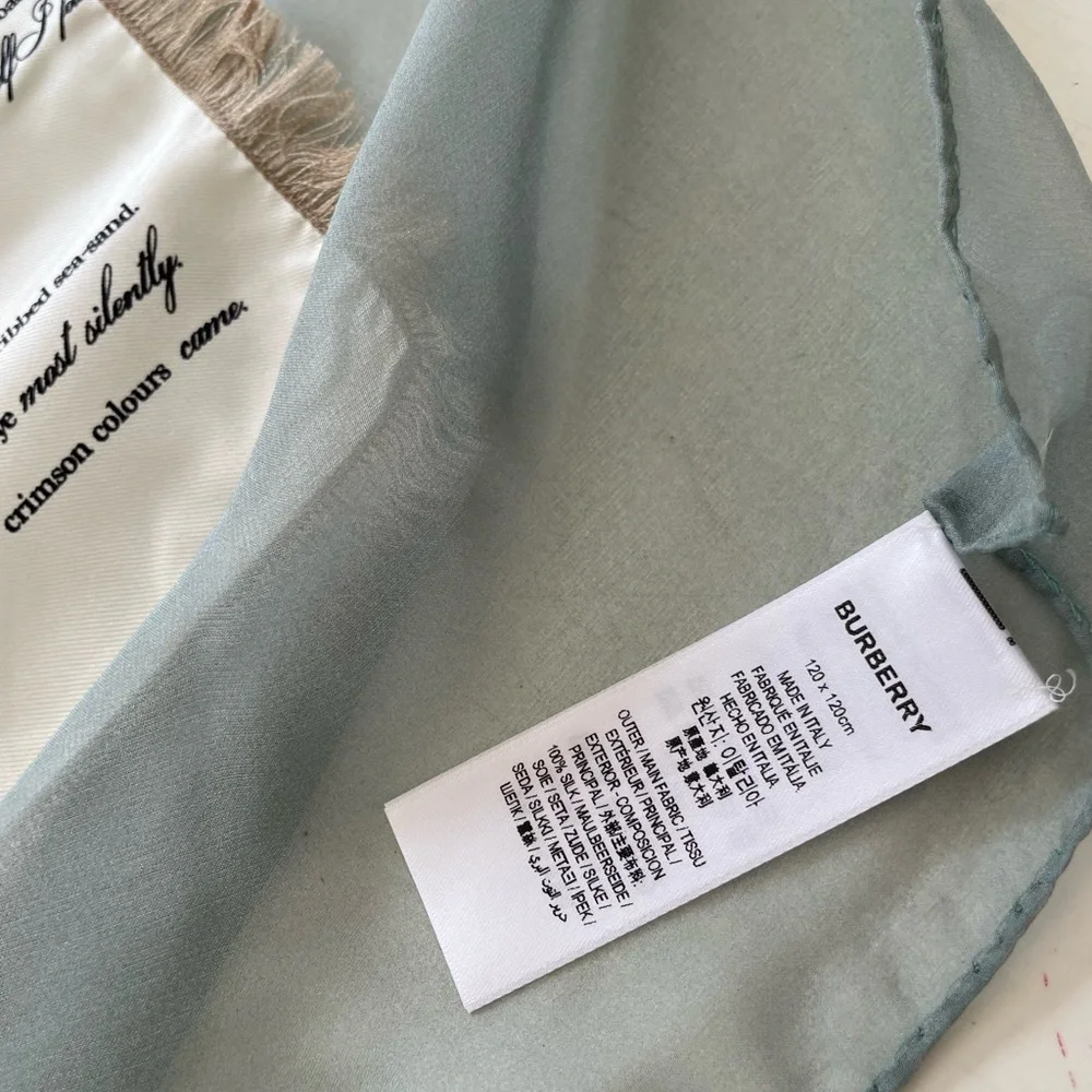 Burberry Silk Scarf